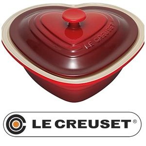 Le Creuset Stoneware Heart-Shaped Covered Casserole
